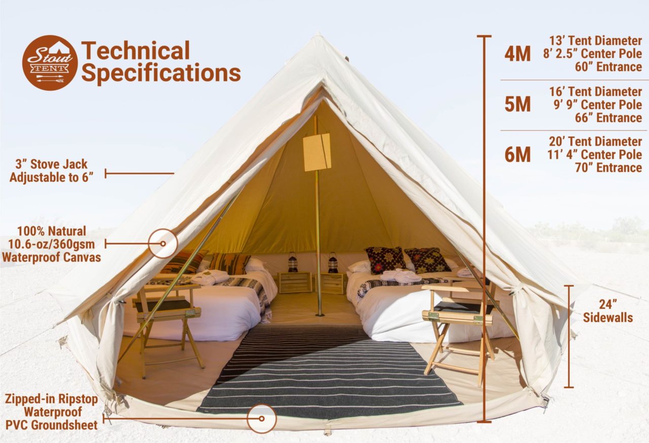 Stout Bell Tent – PRO Series Specs